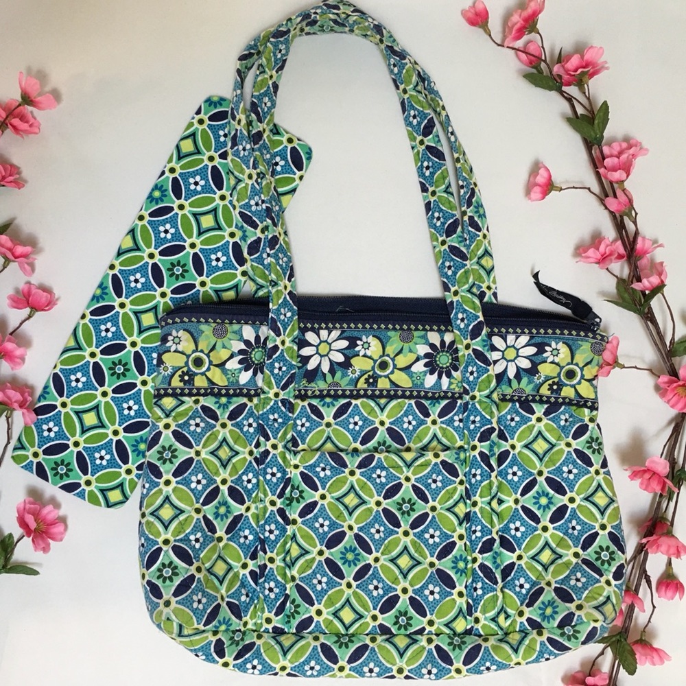 Vera Bradley Tote Purse Structured Bottom